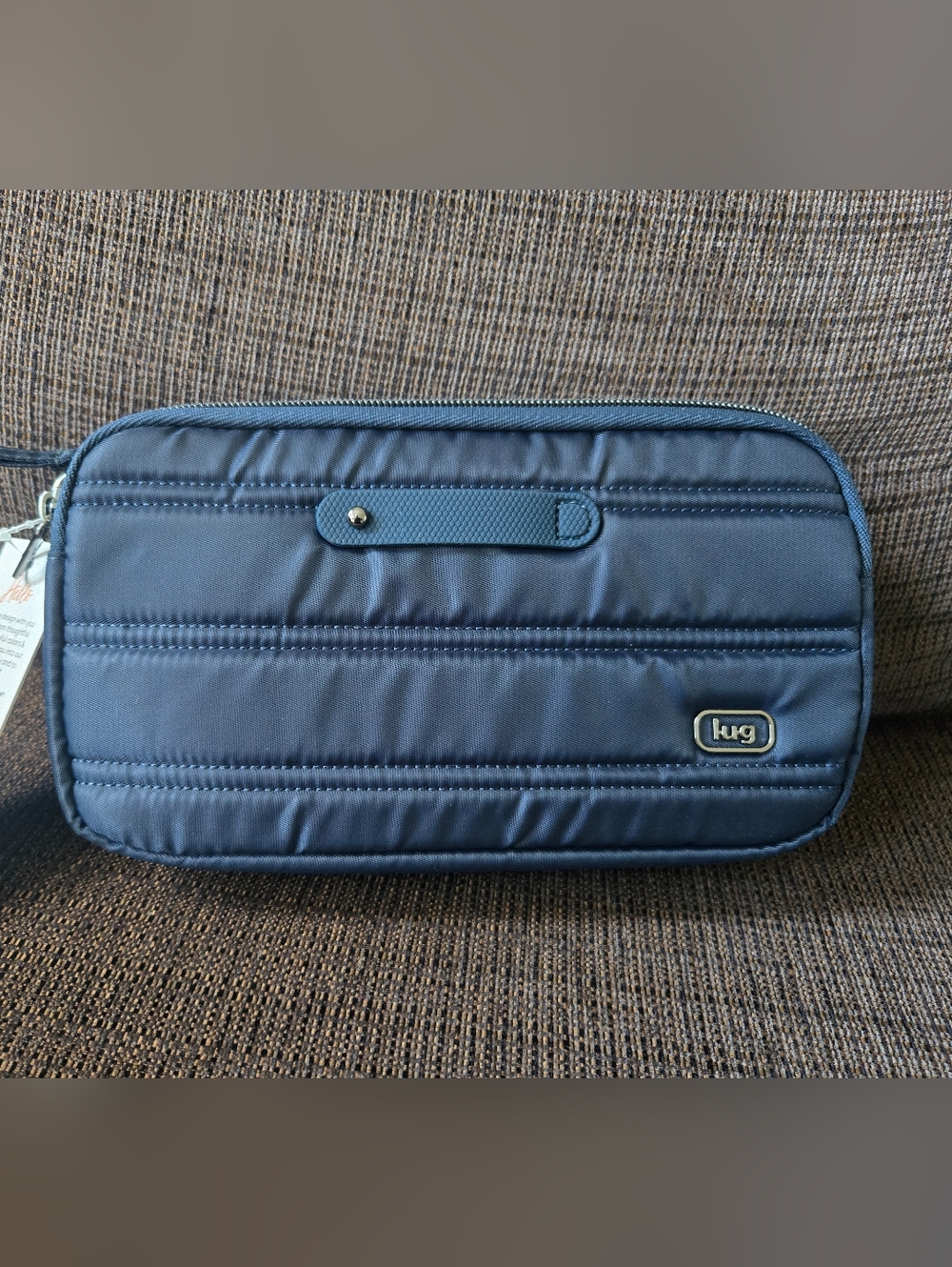NWT Coupe XL Plus Convertible Crossbody Bag with Charm Bar in Indigo